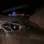 One person dies after collision with bridge