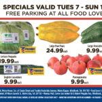 Food Lovers – Specials Valid Tues 7 May – Sun 12 May 2019 ONLY!