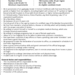 Namibian Police Force – Vacancy