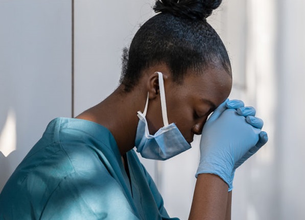 Healthcare workers in COVID peril