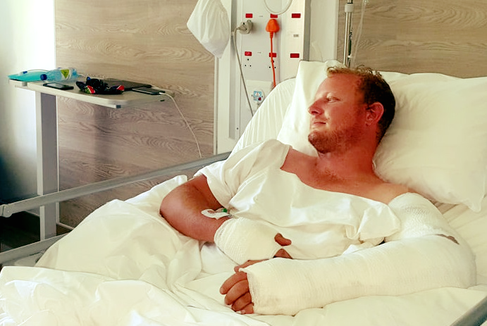 Namibian wildlife researcher Götz Neef Windhoek hospital mauled lion