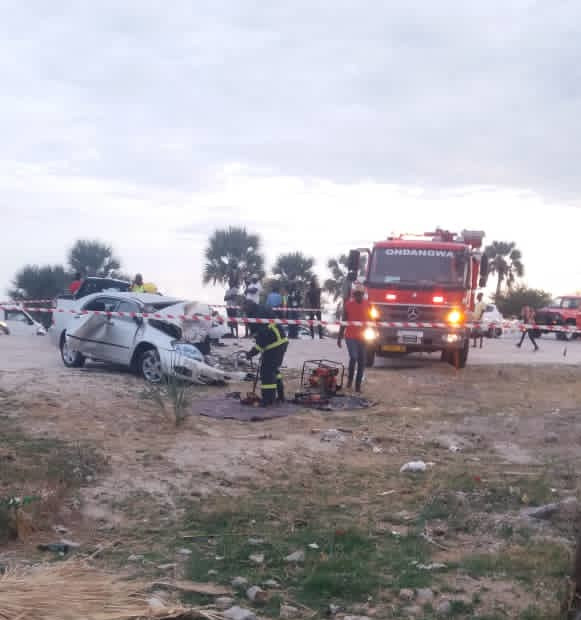 One dies, six injured in car crash