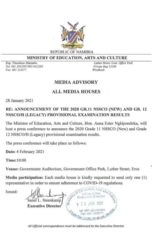 Grade 11 and 12 results out next week
