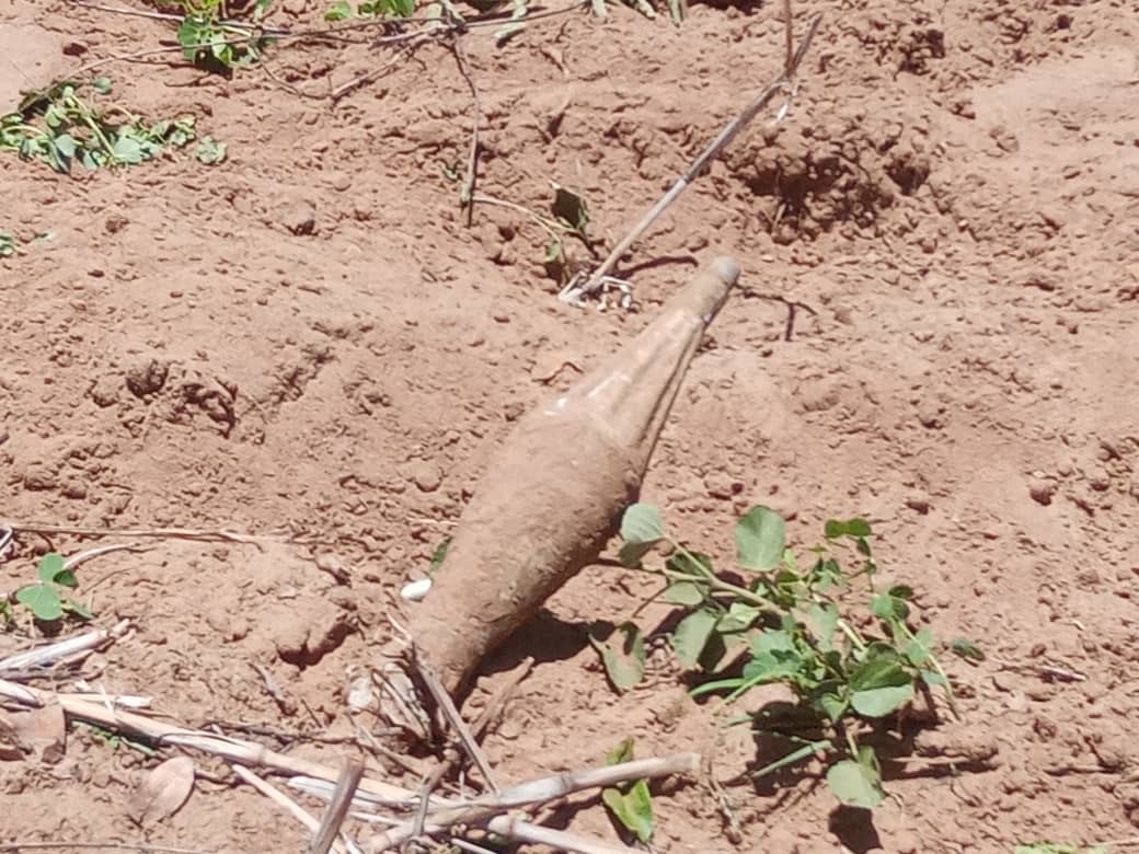 Unexploded ordnance scares villagers