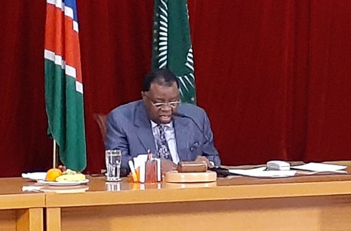 Corrupt officials tainting Namibian reputation Geingob Hage Geingob cabinet 2021 State House
