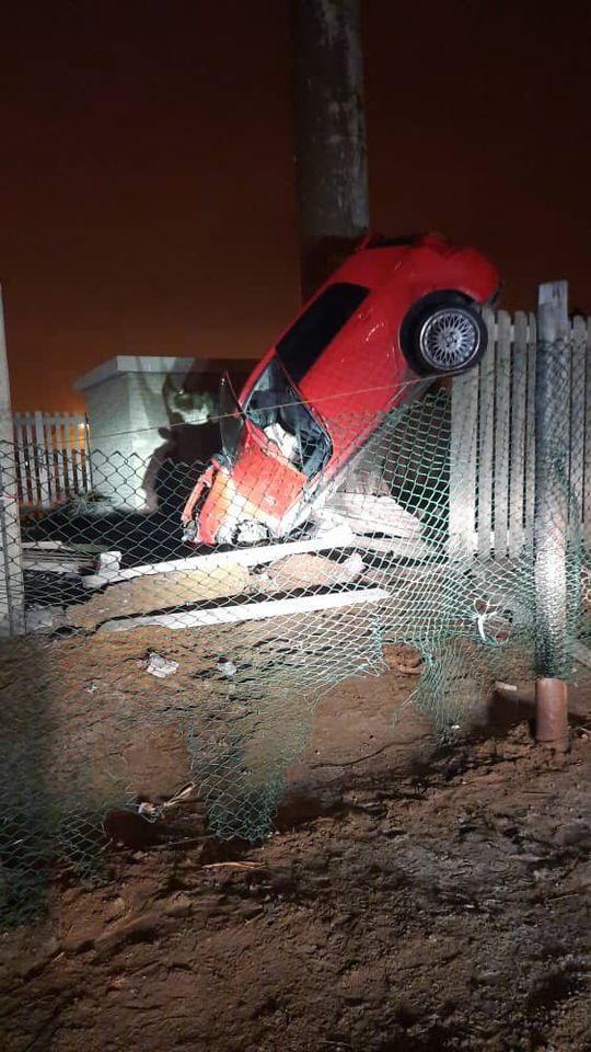 Driver on the run after crash