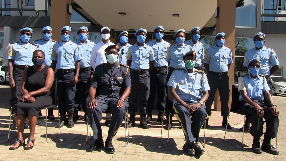 Namibian peacekeepers return from Dafur
