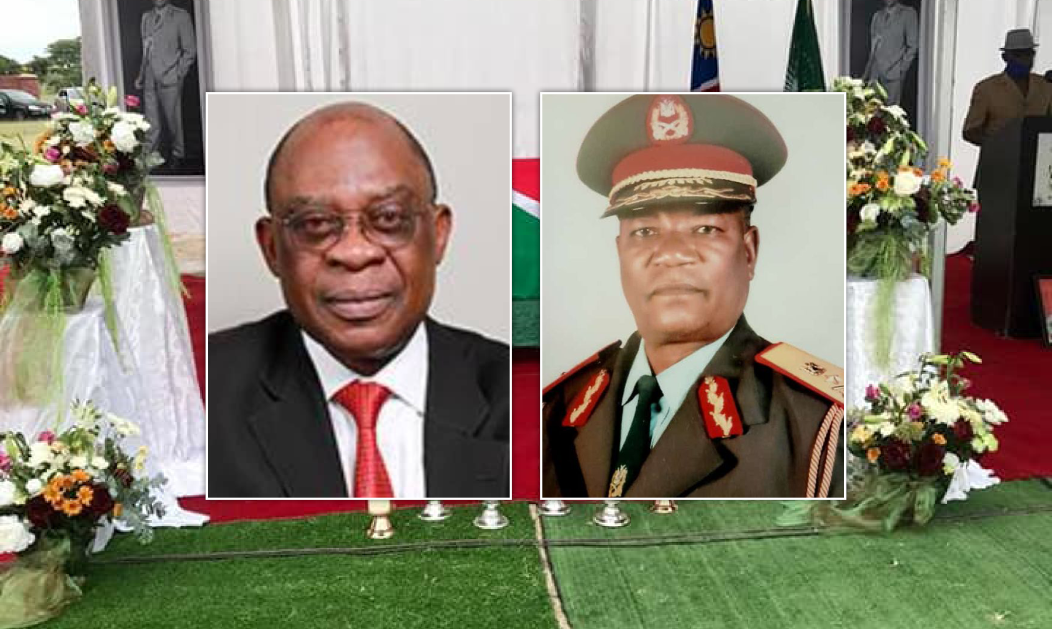 Namibians mourn two war veterans