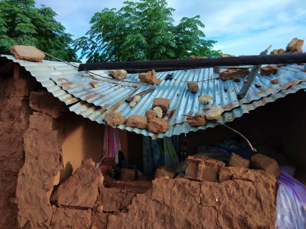 Toddler crushed by falling bricks