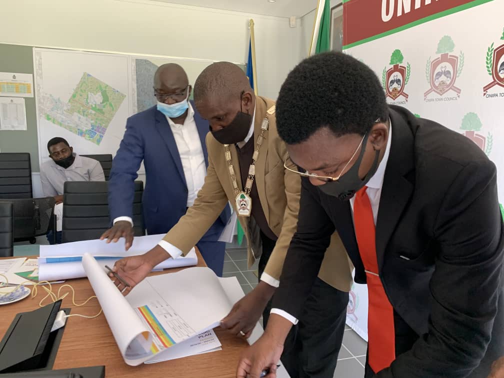 Town councillors deliver services management Oniipa Town Council mandated tasks Chief Executive Officer Junias Jakob
