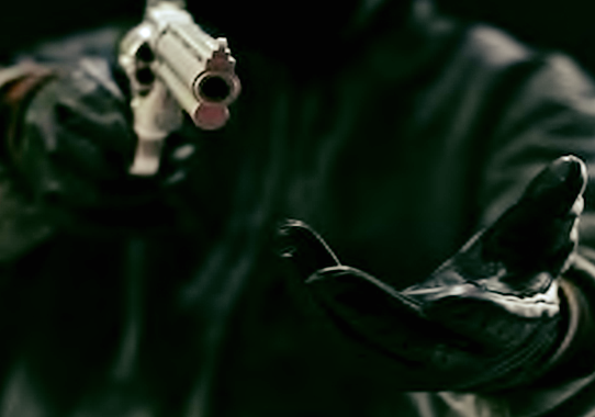 Armed men rob a gambling house