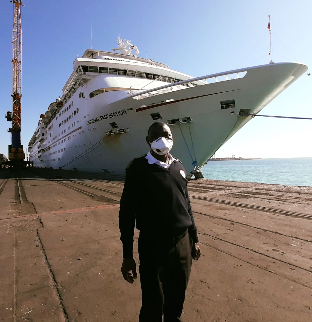 Ebola threat Namibia spread COVID-19 handling vessels Namibian ports infected Virus
