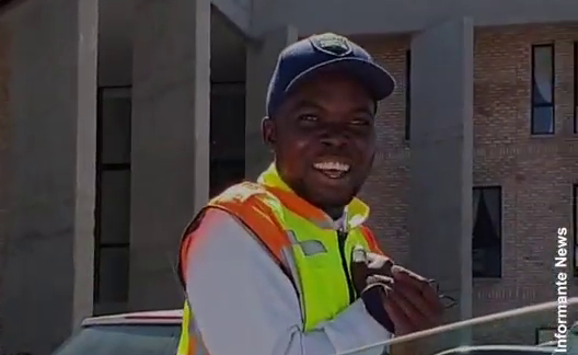 Hospital car guards share love and comfort with visitors