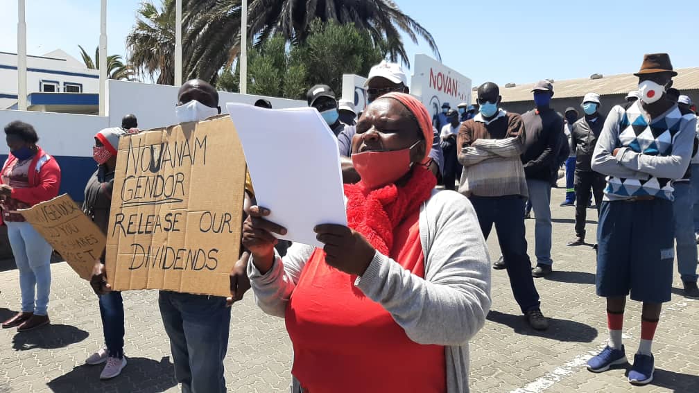 Novanam workers demand their share