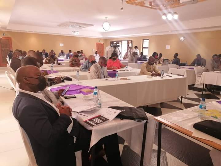 Locust outbreak emergency locusts farms Grootfontein Governor James Unomasa Uerikua