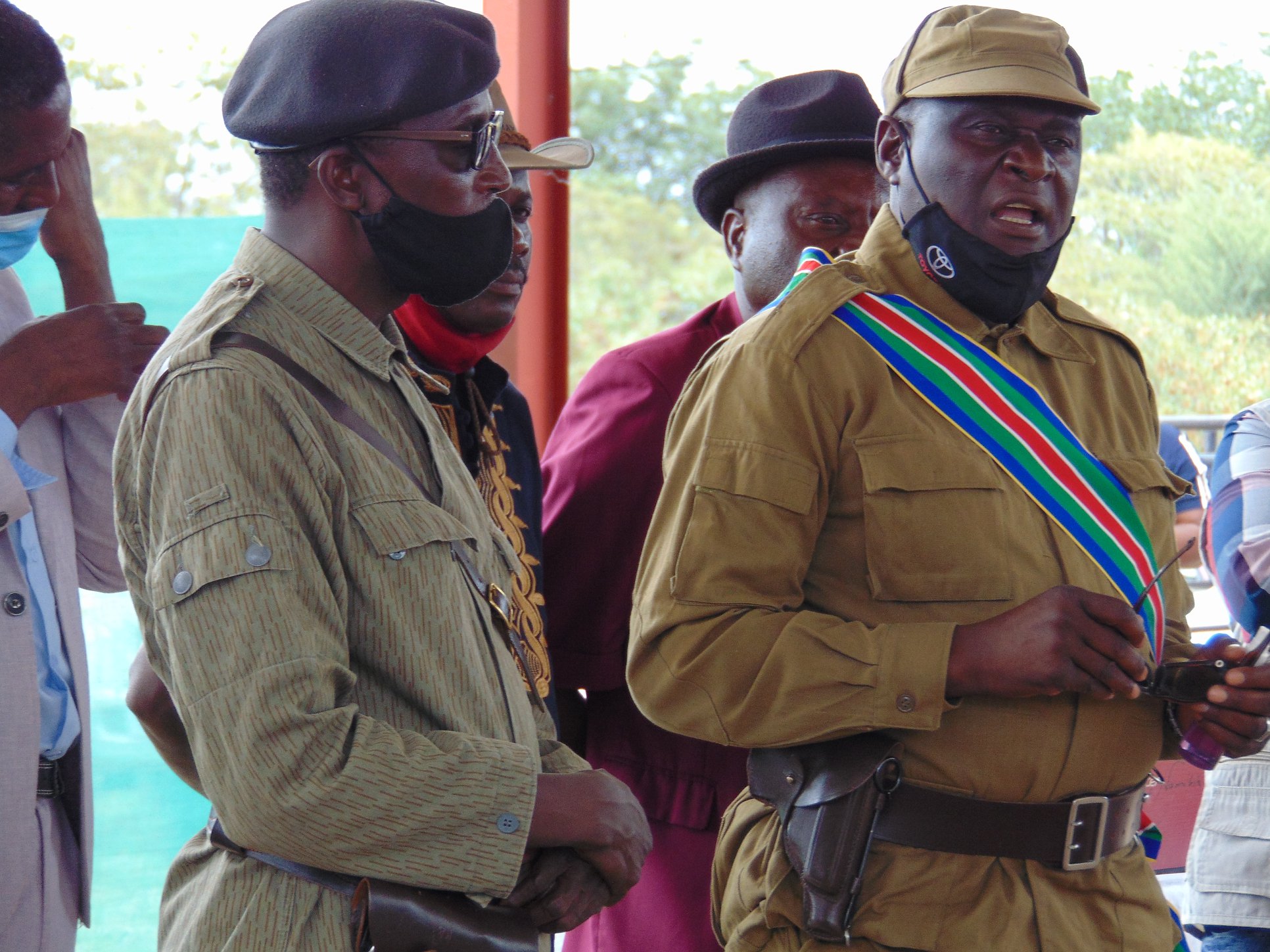 War veterans defend Geingob President Namibia National Liberation Veterans Association NNLVA retired commissioner Ben Shikovelo Shikongo