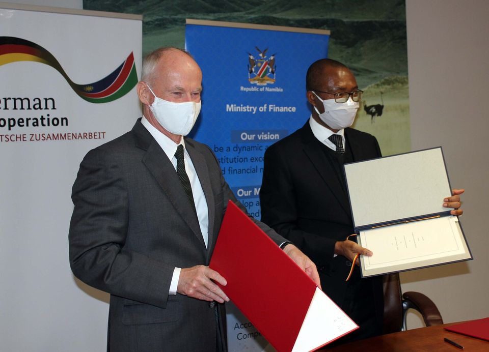lends Federal Republic Germany loan billion Namibian development water supply infrastructure projects