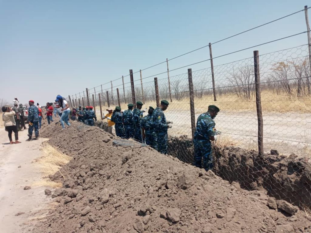 National Youth Service NYS fence Etosha National Park government millions dollars