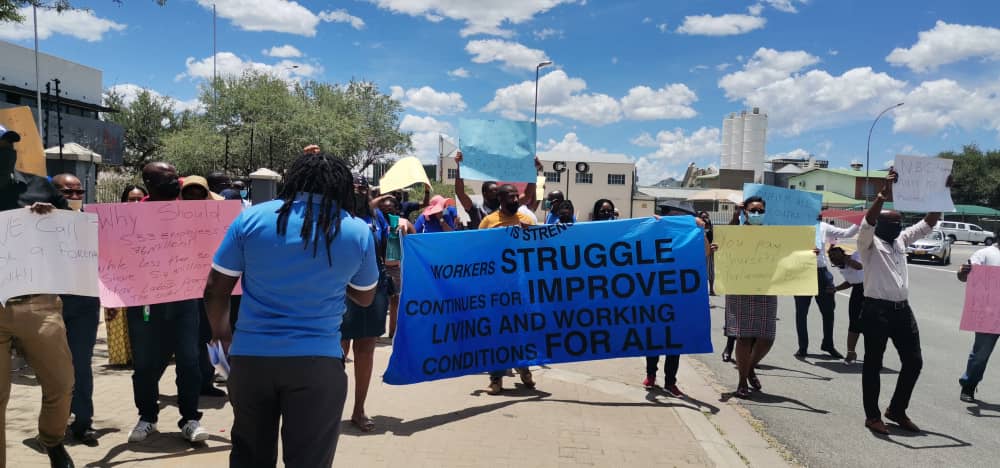 NBC workers unpaid strike MIKE Kavekotora RDP National Broadcasting Corporation NBC