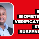 GIPF biometrics verification still suspended