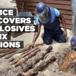Police discovers explosives in six regions
