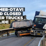 Tsumeb-Otavi road closed after trucks collide