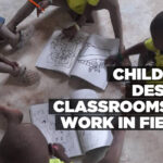 Children desert classrooms to work in fields