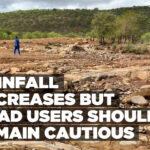 Rainfall decreases but road users should remain cautious