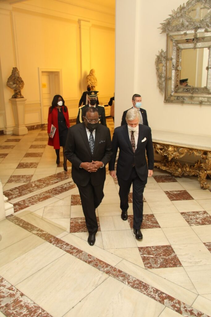 Hage Geingob Belgium Royal Palace African Union AU European Union EU Summit Brussels February