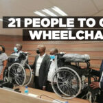 21 people to get wheelchairs