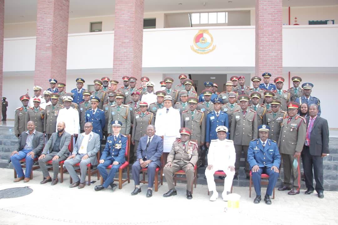 Namibian Defence Force NDF graduation officers Junior Staff Course JSC military command college