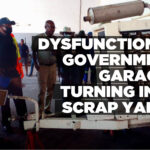 Dysfunctional government garages turning into scrap yards
