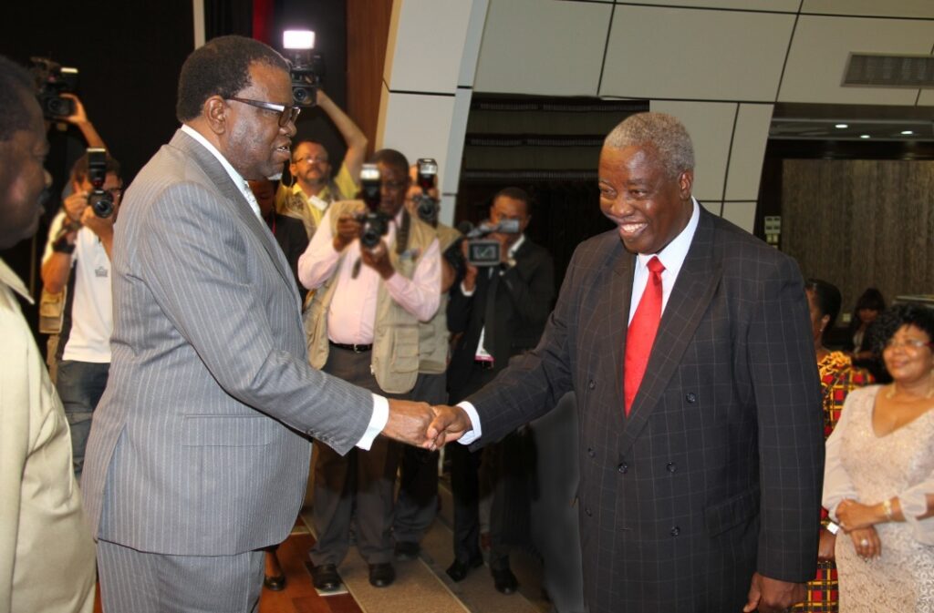 Hage Geingob condolences former minister Immanuel Ngatjizeko passed away
