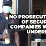 No prosecution of security companies who underpay