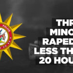 Three minors raped in less than 20 hours