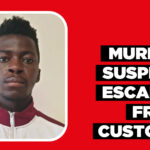 Murder suspect escapes from custody