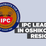 IPC leader in Oshikoto resigns