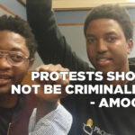Protests should not be criminalized – Amoomo