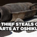 Thief steals car parts at Oshikuku