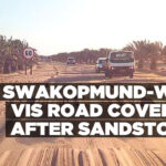 Swakopmund-Walvis road covered after sandstorm