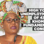 High youth unemployment of 43% in Khomas a fundamental concern