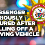 Passenger seriously injured after falling off a moving vehicle