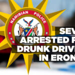 Seven arrested for drunk driving in Erongo
