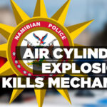 Air cylinder explosion kills mechanic