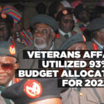 Veterans Affairs utilized 93% of budget allocation for 2022/23