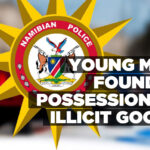 Young man found in possession of illicit goods