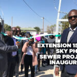 Extension 15 and Sky Phase 1 sewer projects inaugurated