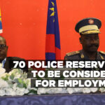 70 police reservists to be considered for employment