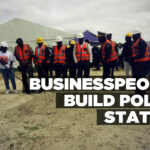 Businesspeople build police station