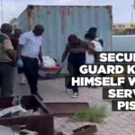 Security guard kills himself with service pistol